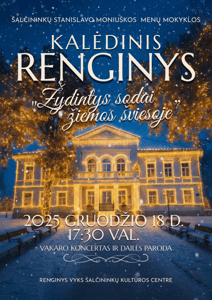 „Žydintys sodai žiemos šviesoje“.